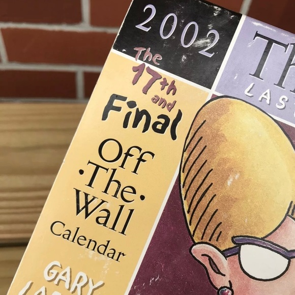 Gary Larson The Far Side 2002 Daily Desk Calendar 17th and Final Off the Wall - Picture 2 of 12